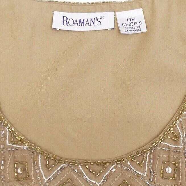 Gold Embellished Top Plus Size 28 30 32 34 Sleeveless sequin Cami Vest 491